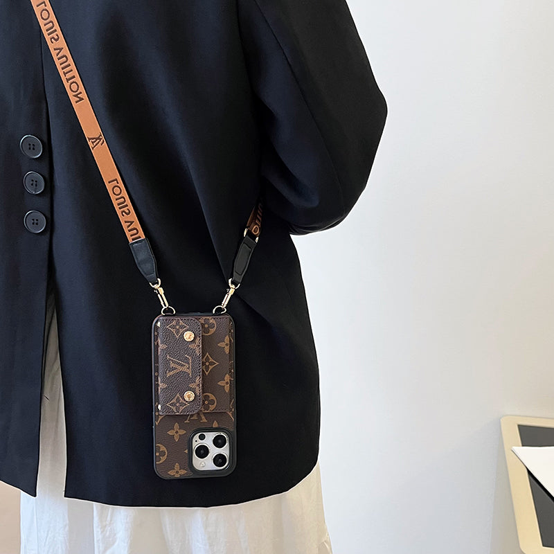 Card Bag Chain Brown iPhone Case - product view 7