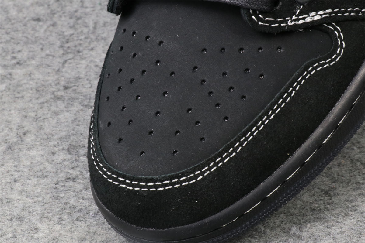 Travis Scott x Air Jordan 1 Low OG SP Sneakers 'Black Phantom' - product view 4