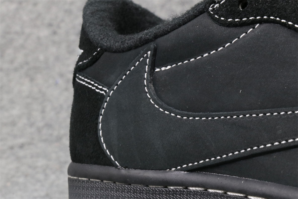 Travis Scott x Air Jordan 1 Low OG SP Sneakers 'Black Phantom' - product view 5