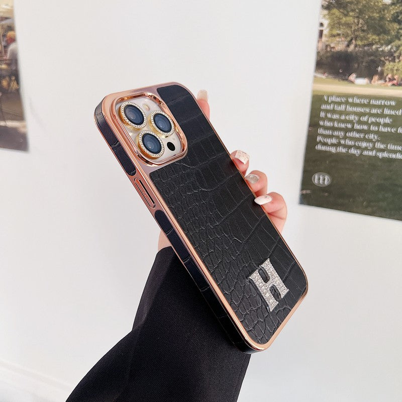 Classic Diamond Logo Rose Gold iPhone Case - product view 9