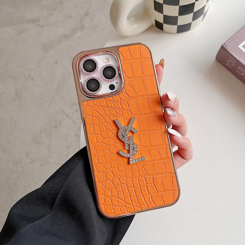 Saint Color Leather Rose Gold iPhone Case - product view 19