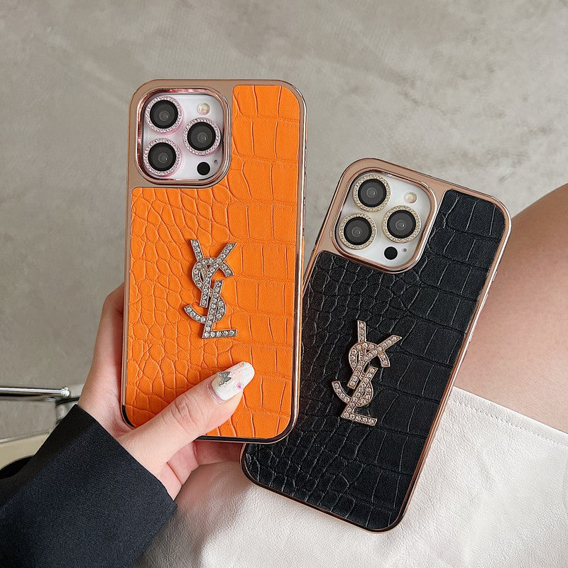 Saint Color Leather Rose Gold iPhone Case - product view 9