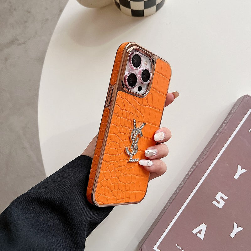 Saint Color Leather Rose Gold iPhone Case - product view 11