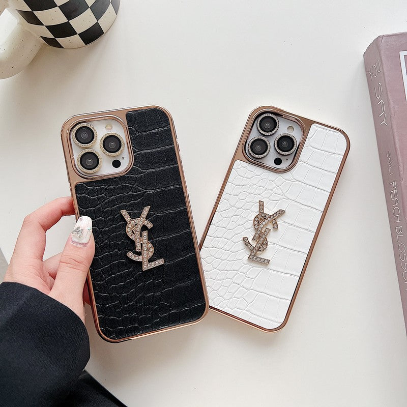 Saint Color Leather Rose Gold iPhone Case - product view 6