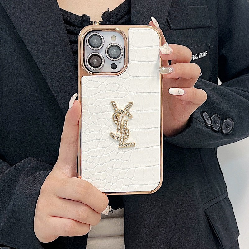 Saint Color Leather Rose Gold iPhone Case - product view 18