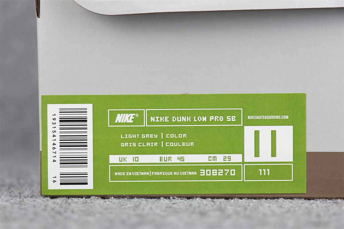 Nike Dunk Low Pro SB Sneakers 'Paris' - product view 14