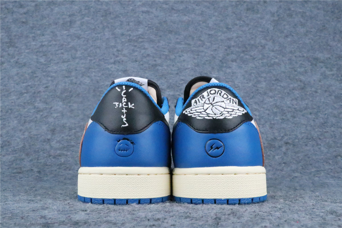 Fragment Design x Travis Scott x Air Jordan 1 Retro Low Sneakers - product view 3