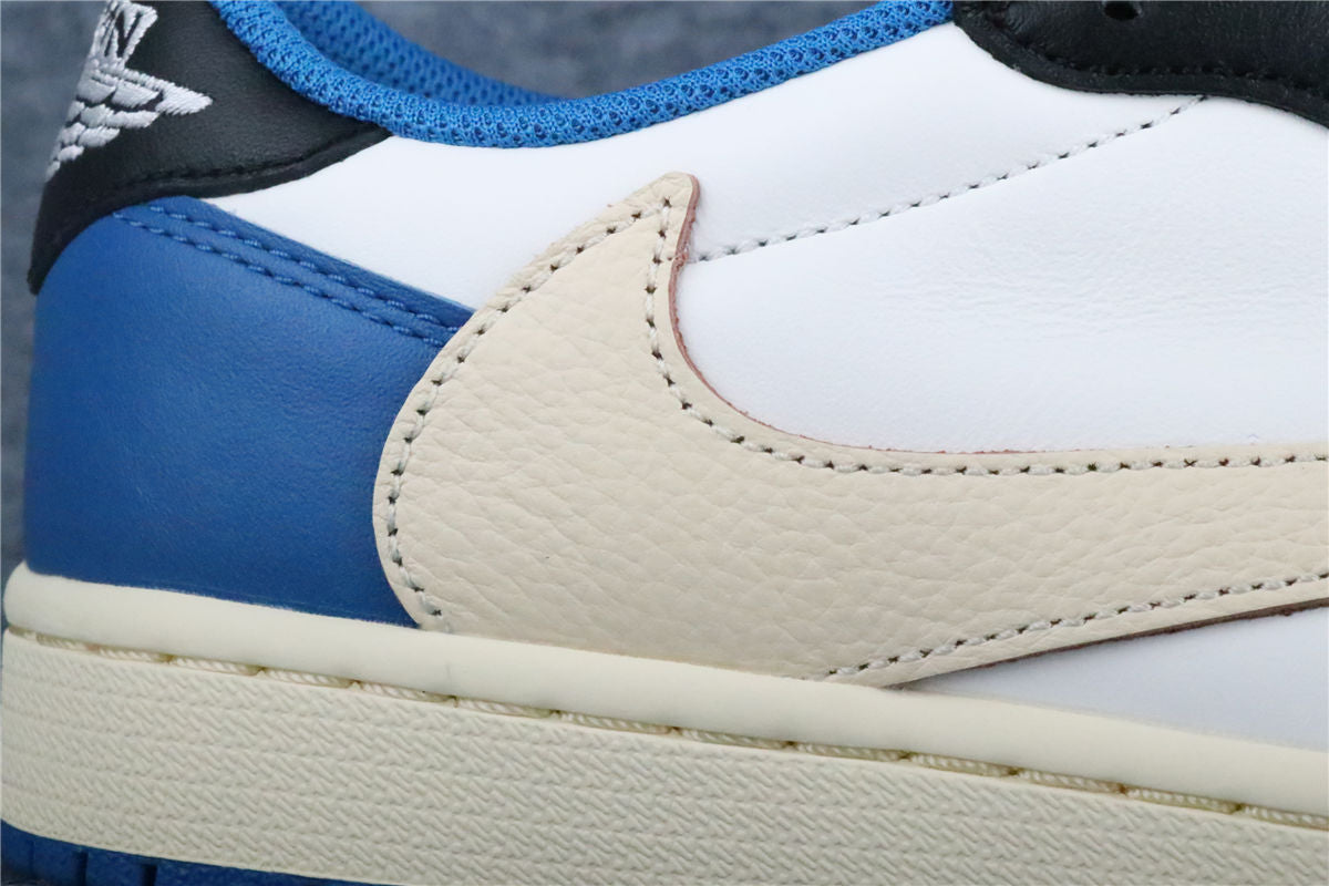 Fragment Design x Travis Scott x Air Jordan 1 Retro Low Sneakers - product view 6