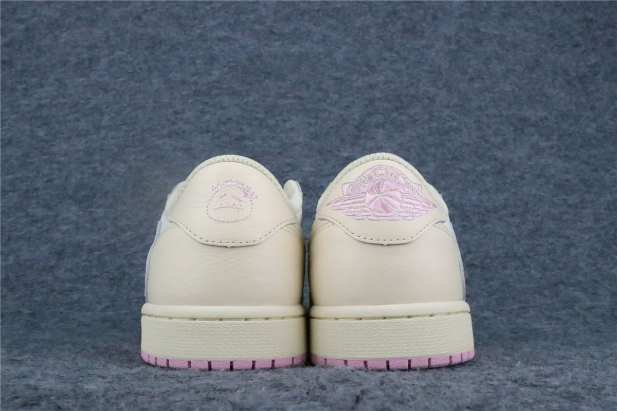 Travis Scott x Air Jordan 1 Retro Low OG Sneakers 'Shy Pink' - product view 12