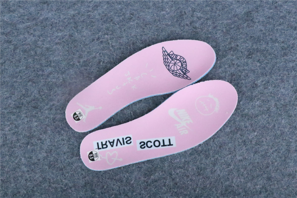 Travis Scott x Air Jordan 1 Retro Low OG Sneakers 'Shy Pink' - product view 11