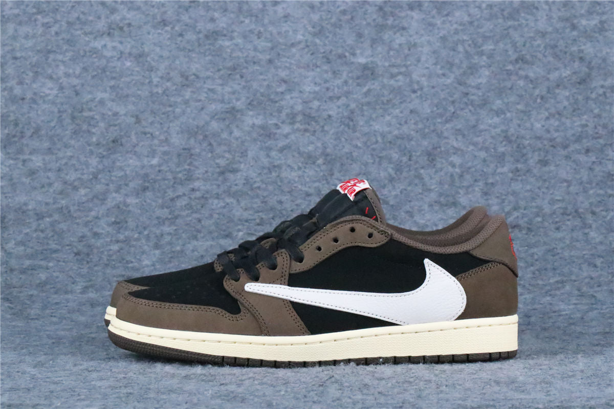 Travis Scott x Air Jordan 1 Low Sneakers 'Mocha' - product view 14