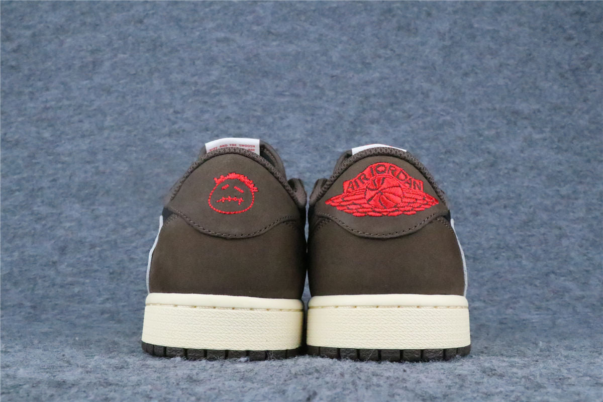 Travis Scott x Air Jordan 1 Low Sneakers 'Mocha' - product view 12