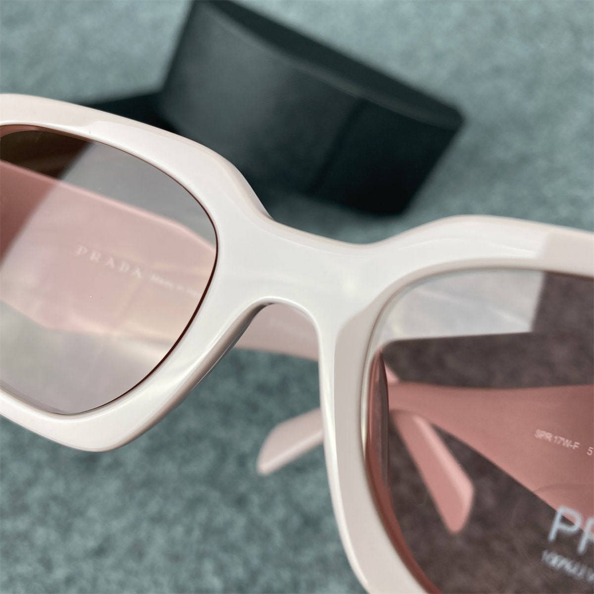 Prada Oversized Frame Sunglasses 'Pink' - product view 4