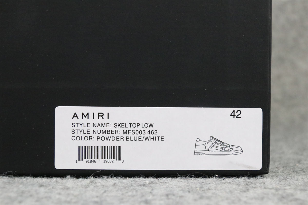 Amiri Skel Top Low Sneakers 'Powder Blue' - product view 21