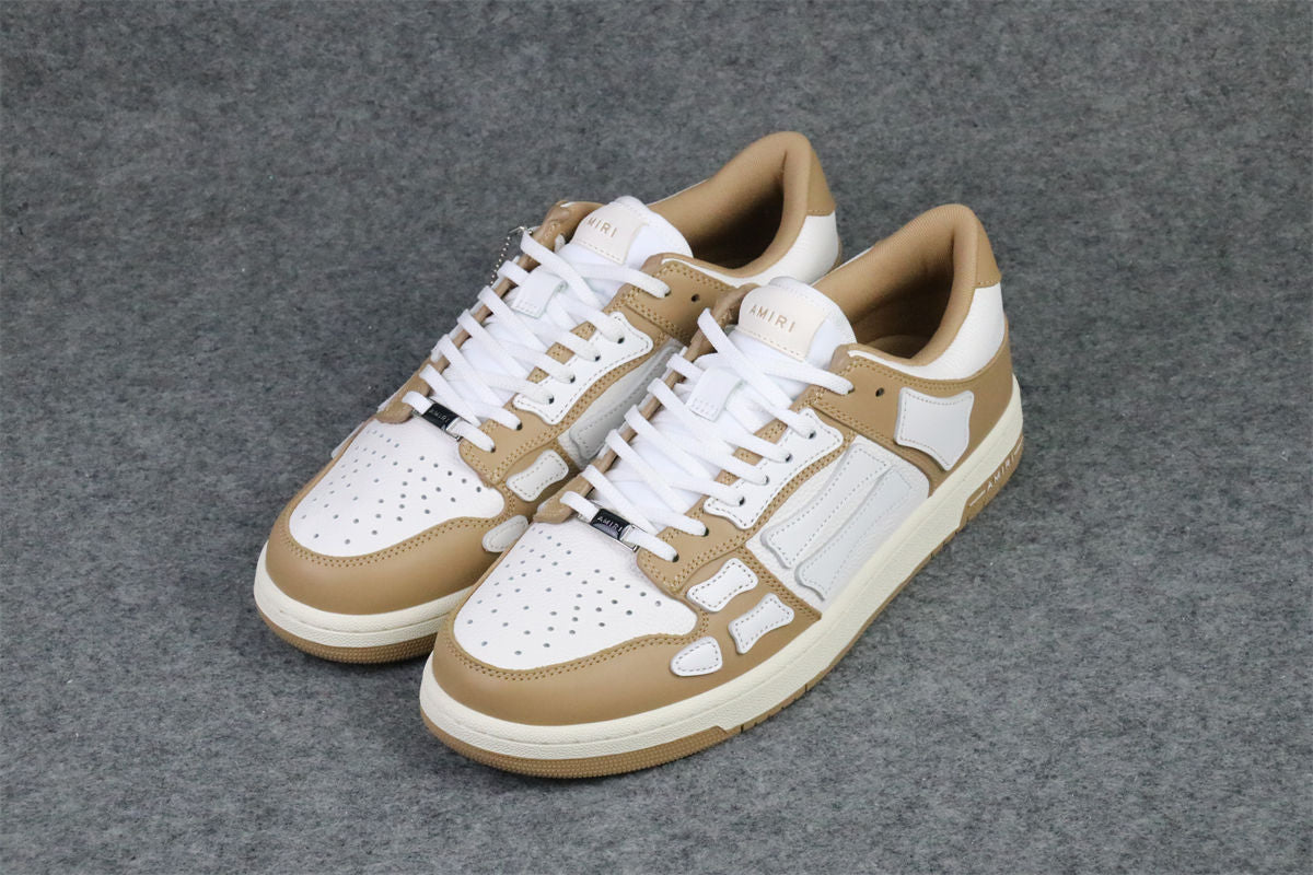 Amiri Skel Top Low Sneakers 'Brown White' - product view 19