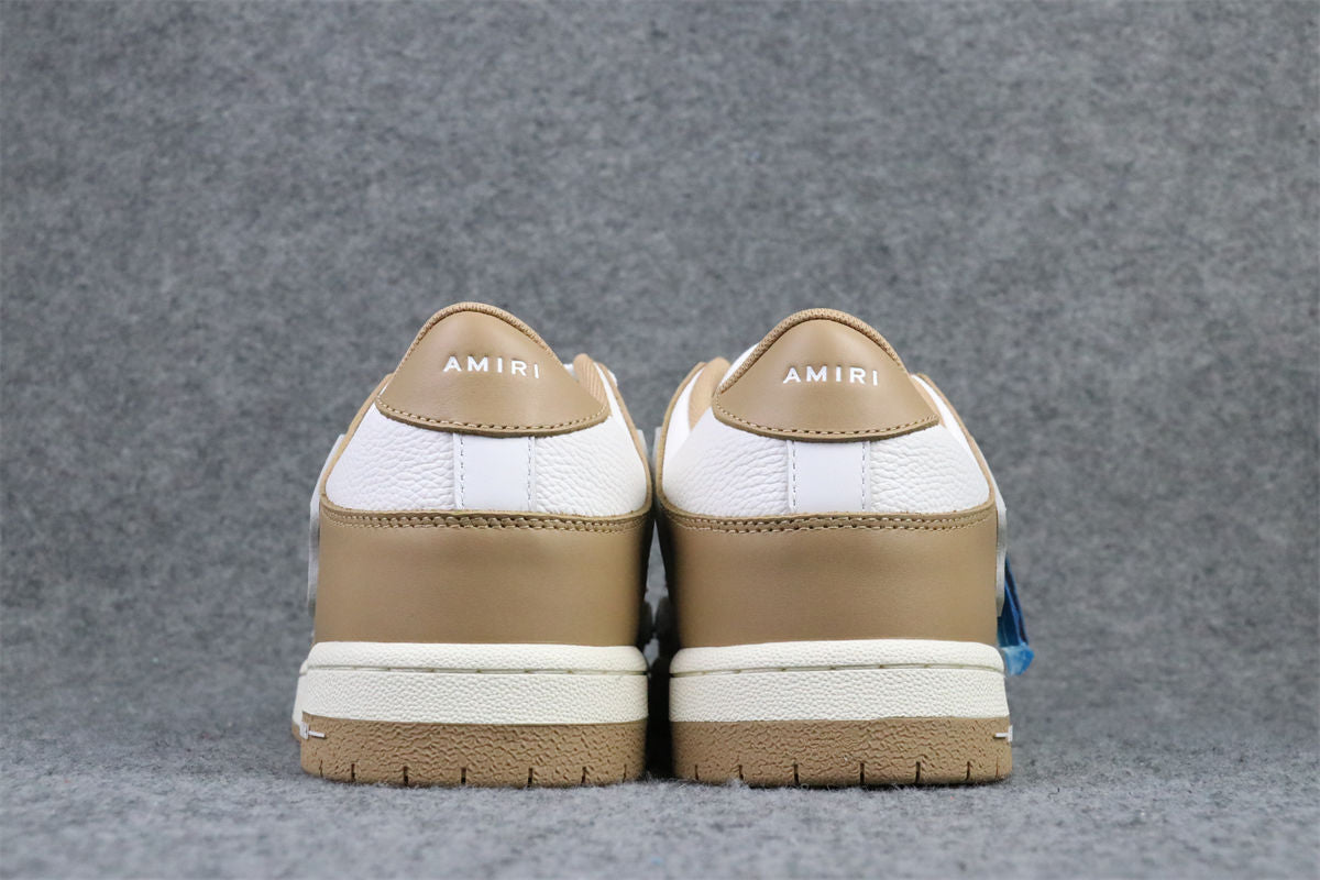 Amiri Skel Top Low Sneakers 'Brown White' - product view 17