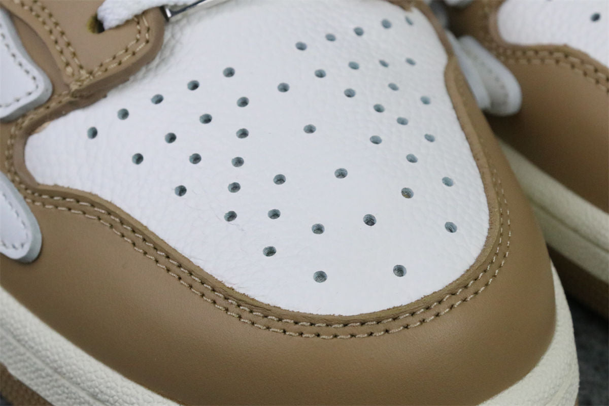Amiri Skel Top Low Sneakers 'Brown White' - product view 5