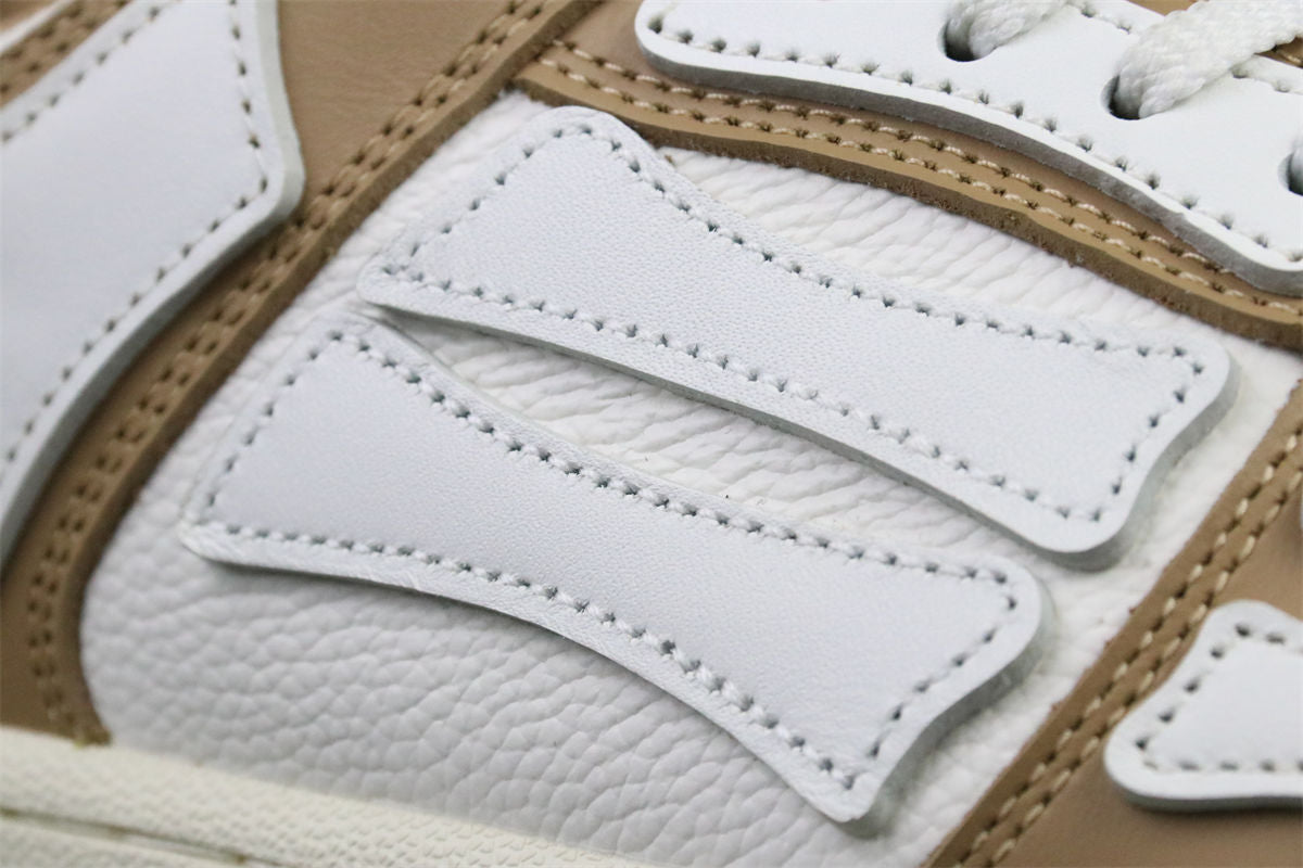 Amiri Skel Top Low Sneakers 'Brown White' - product view 9
