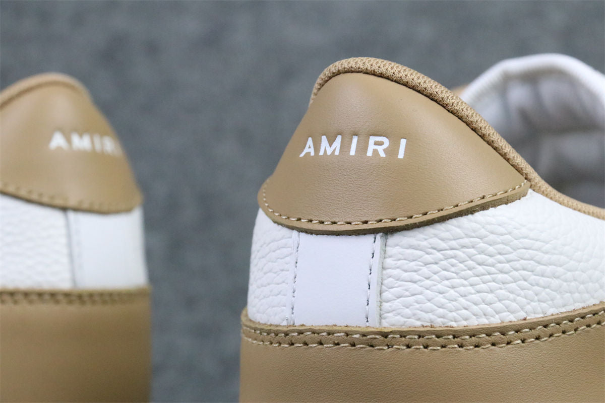 Amiri Skel Top Low Sneakers 'Brown White' - product view 10