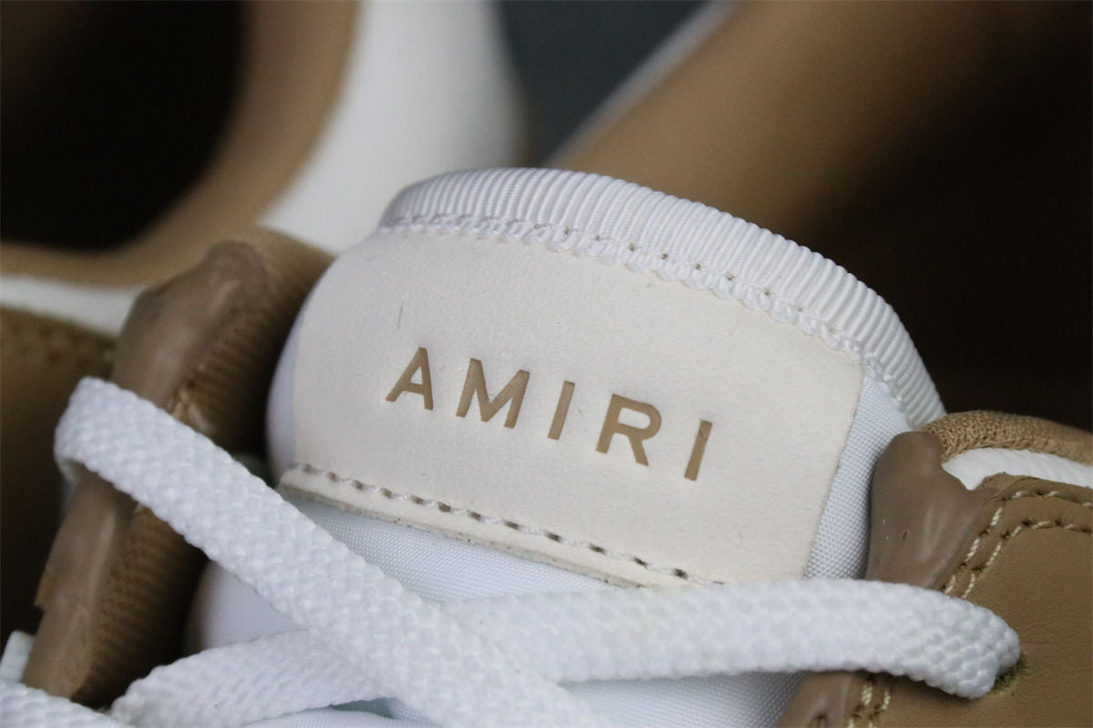 Amiri Skel Top Low Sneakers 'Brown White' - product view 11