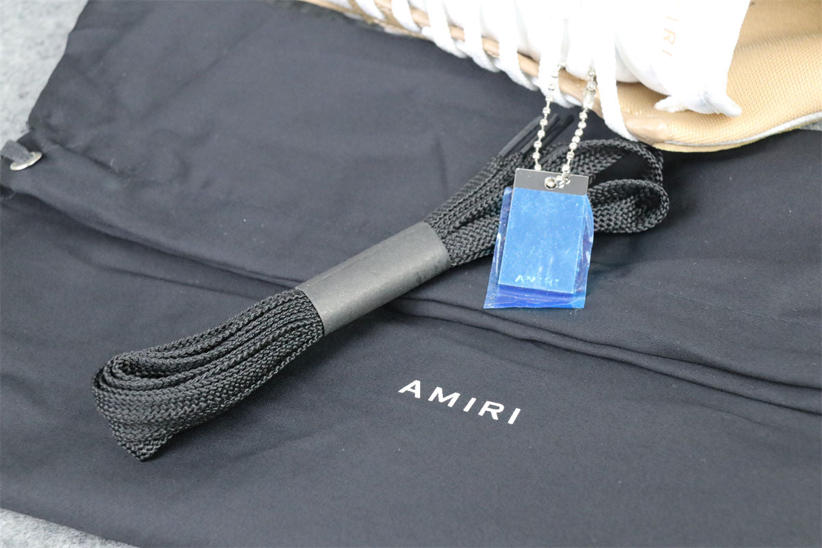 Amiri Skel Top Low Sneakers 'Brown White' - product view 14