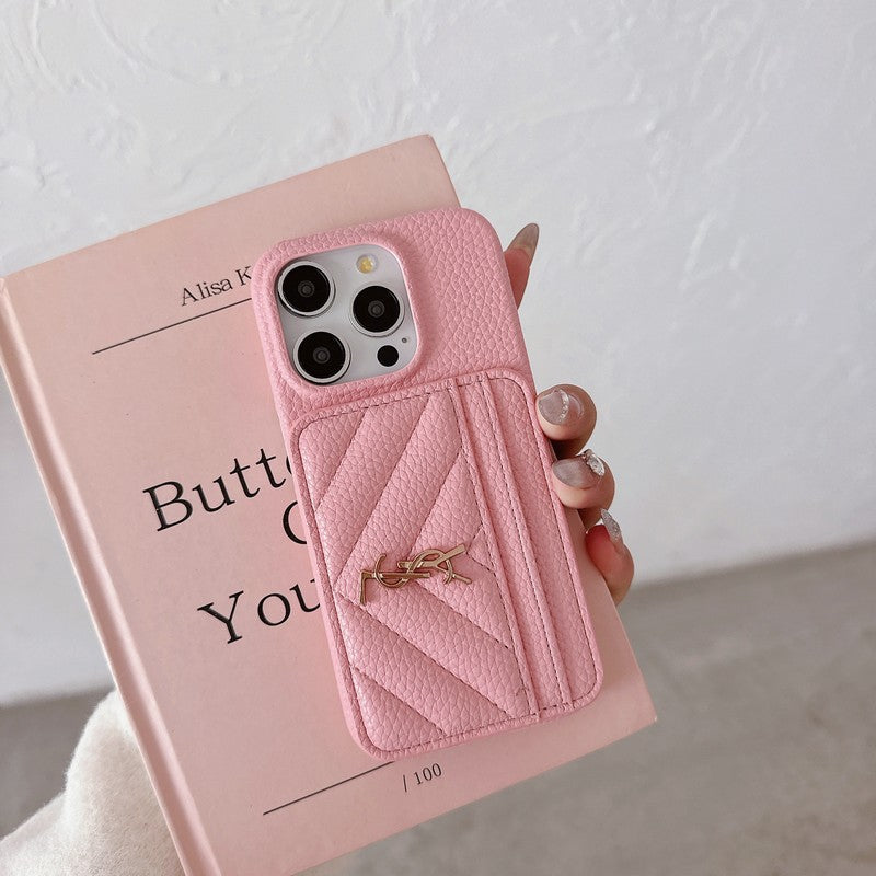 Saint Card Bag Leather iPhone Case - product view 11