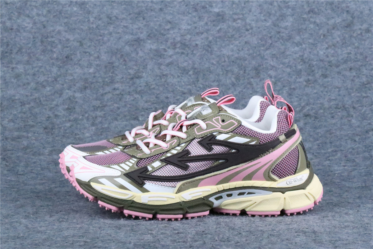 Off-White Be Right Back Mesh Sneakers 'Pink Olive' - product view 13