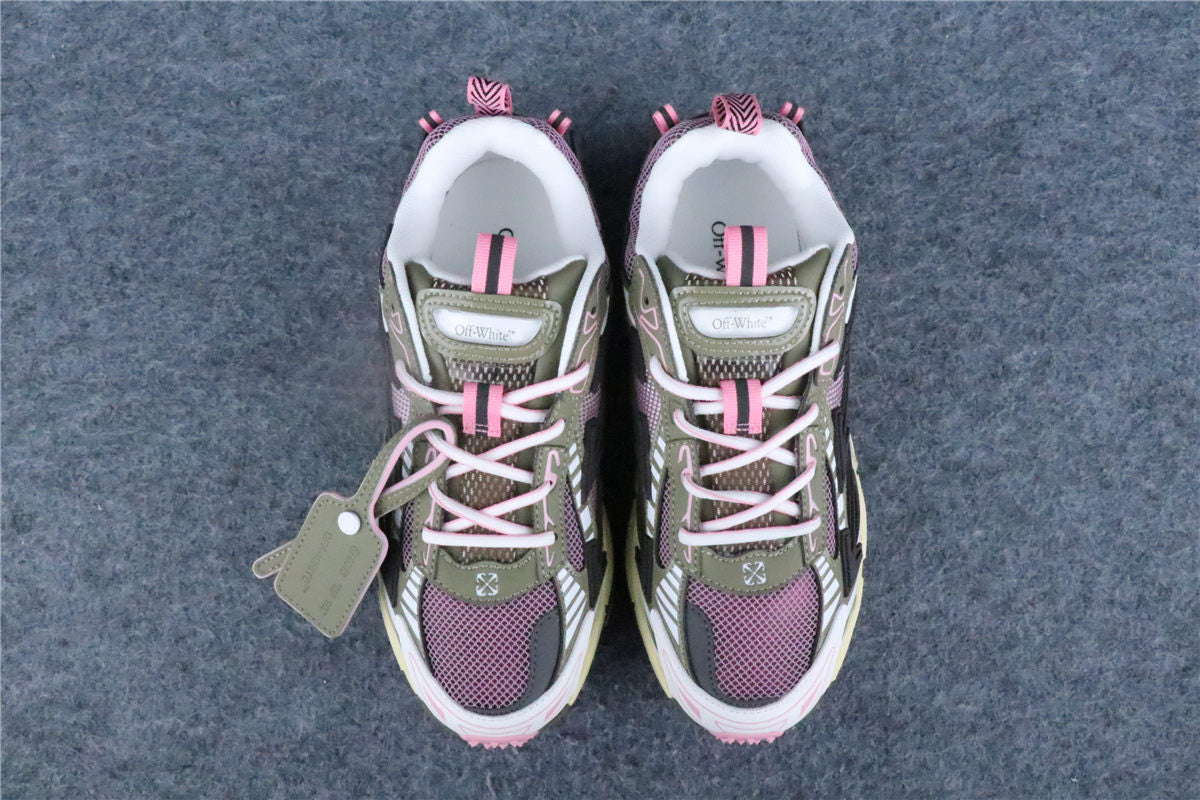 Off-White Be Right Back Mesh Sneakers 'Pink Olive' - product view 12