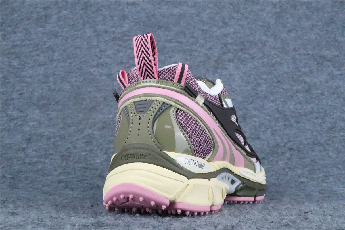 Off-White Be Right Back Mesh Sneakers 'Pink Olive' - product view 6