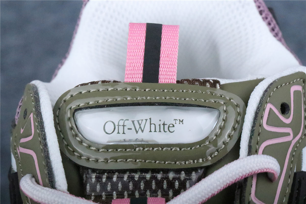 Off-White Be Right Back Mesh Sneakers 'Pink Olive' - product view 8