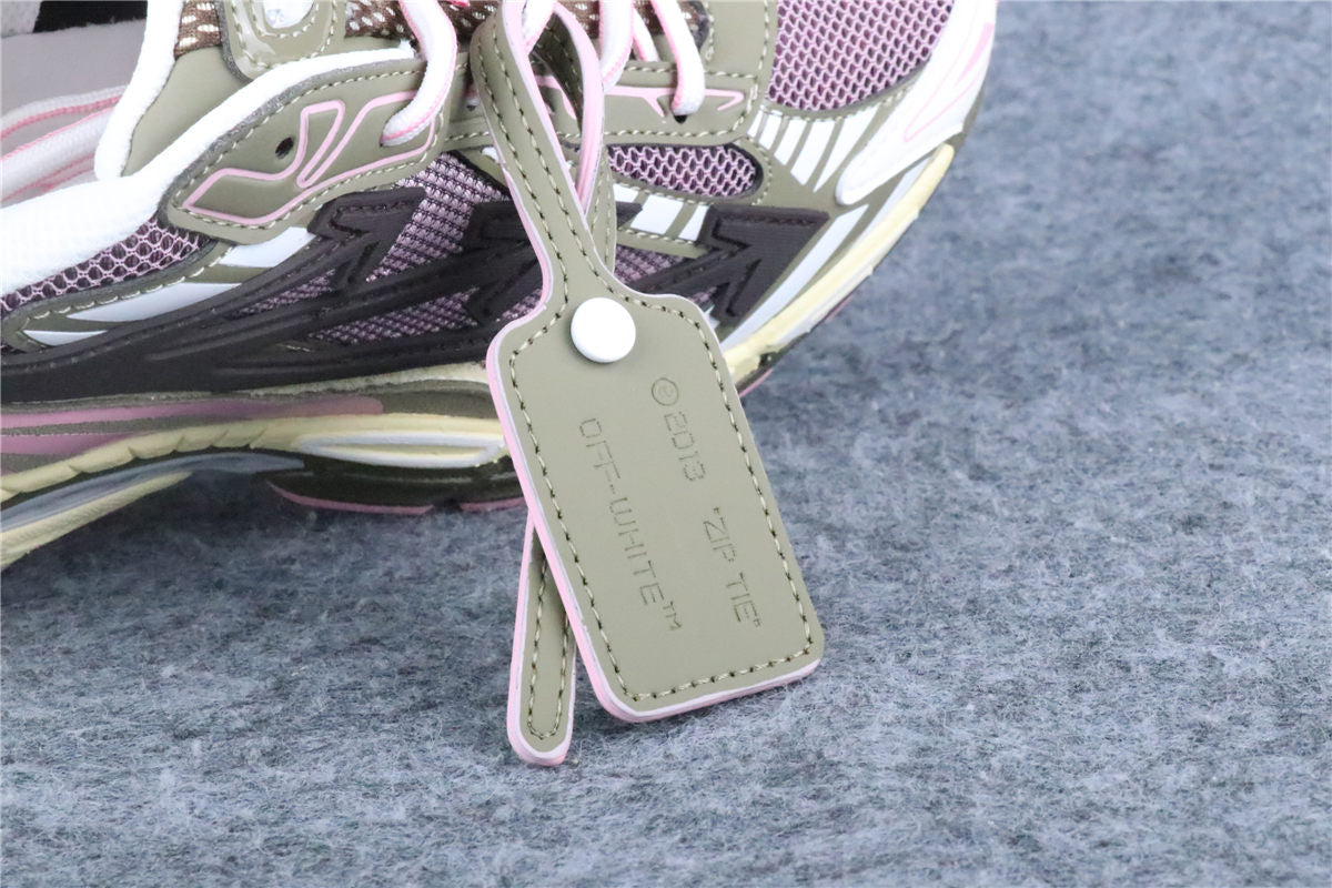 Off-White Be Right Back Mesh Sneakers 'Pink Olive' - product view 10