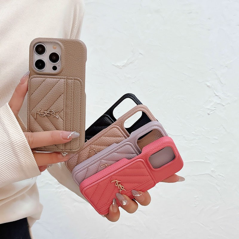 Saint Card Bag Leather iPhone Case - product view 8