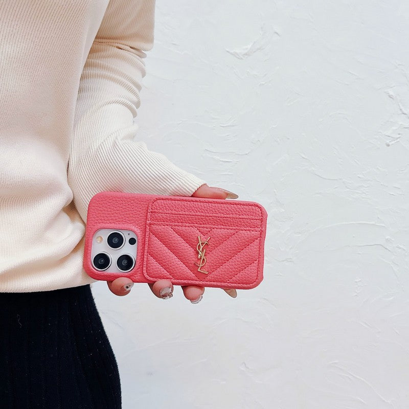 Saint Card Bag Leather iPhone Case - product view 7