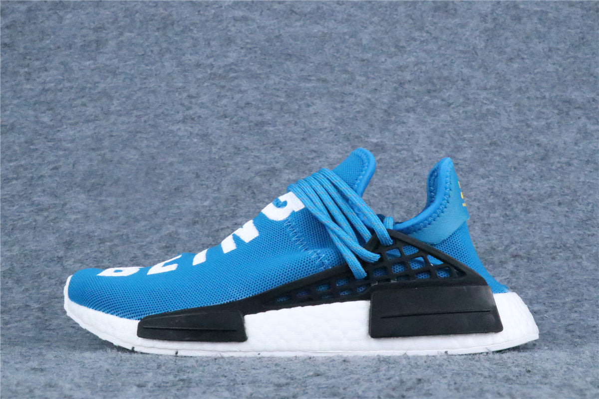 Pharrell x adidas NMD Human Race Sneakers 'Blue' - product view 1
