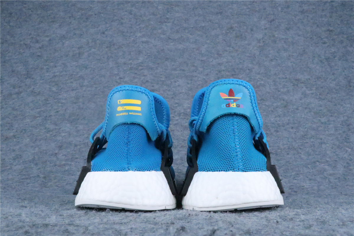 Pharrell x adidas NMD Human Race Sneakers 'Blue' - product view 9