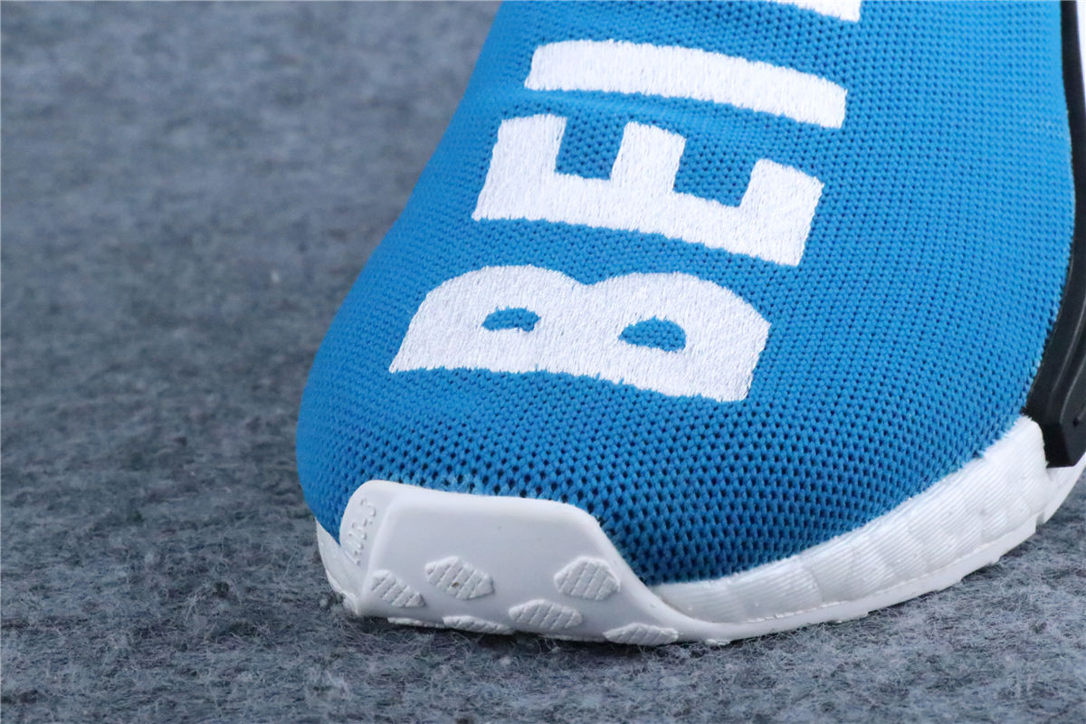 Pharrell x adidas NMD Human Race Sneakers 'Blue' - product view 4