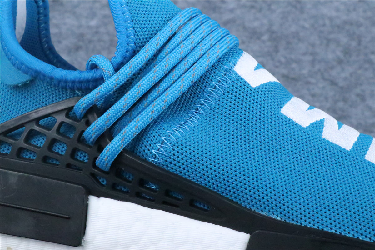 Pharrell x adidas NMD Human Race Sneakers 'Blue' - product view 5