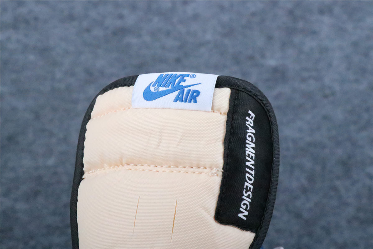 Custom Fragment Design x Travis Scott x Air Jordan 1 Low Sneakers 'Royal Blue' - product view 8