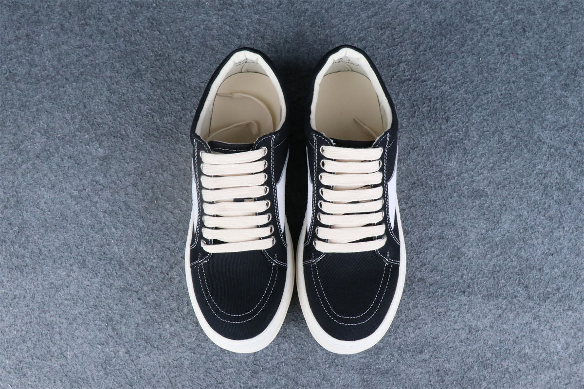 Rick Owens DRKSHDW Scarpe Denim Vintage Sneaker 'Black Milk' - product view 11