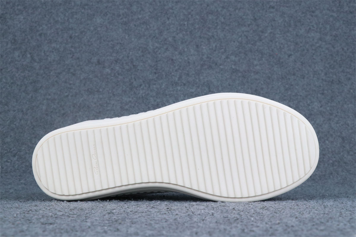 Rick Owens DRKSHDW Scarpe Denim Vintage Sneaker 'Black Milk' - product view 3
