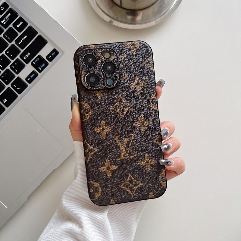 Classic Color Leather iPhone Case - product view 2