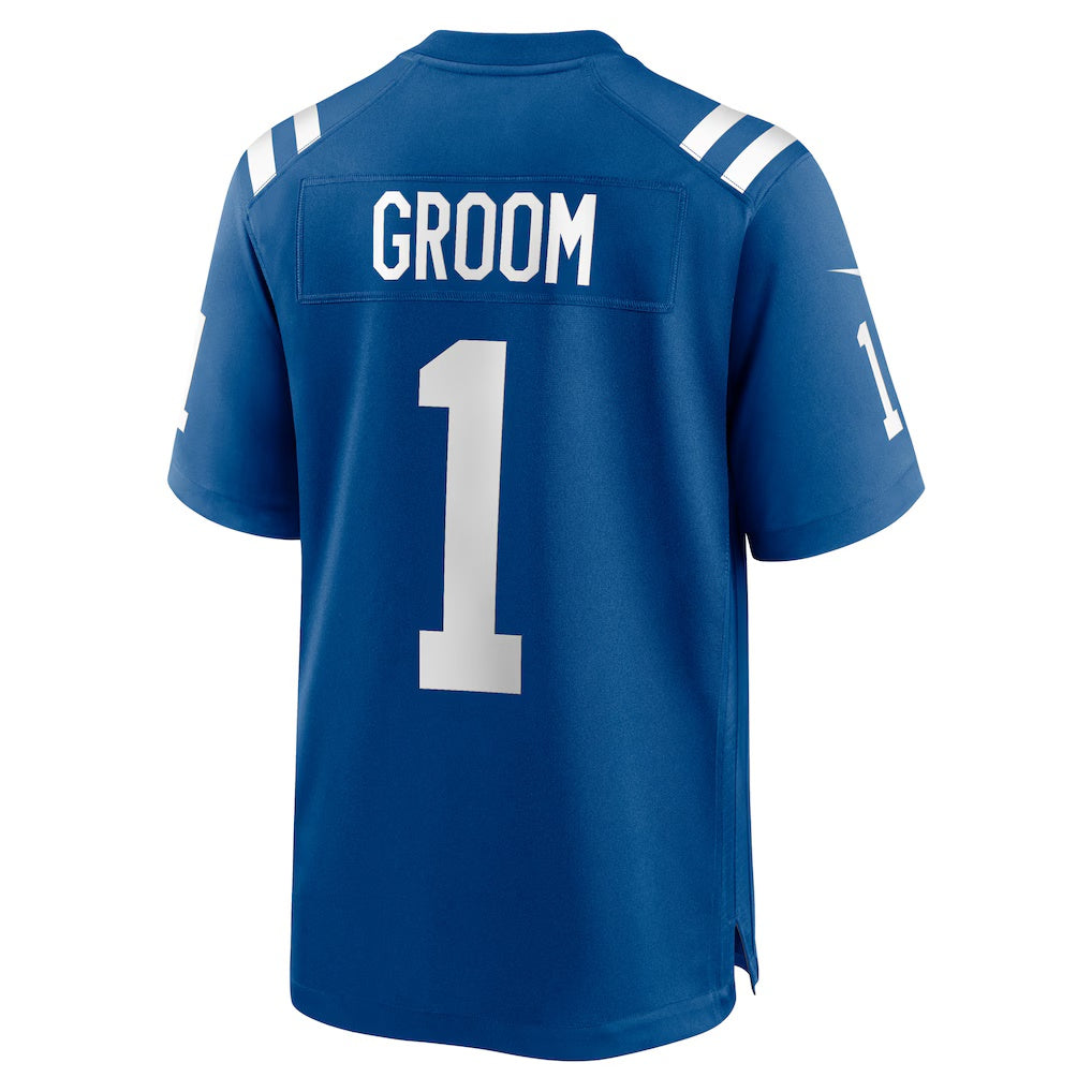 American Football Jersey | IN.Colts Number #1 Groom Royal Game Football Stitched Jersey - image 1