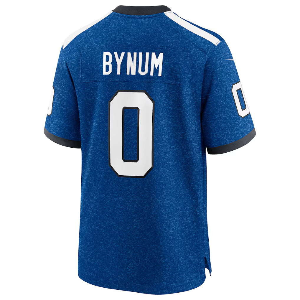 American Football Jersey | IN.Colts #0 Camryn Bynum Heather Royal Alternate 2 Indiana Nights Game Football Stitched Jersey - image 1