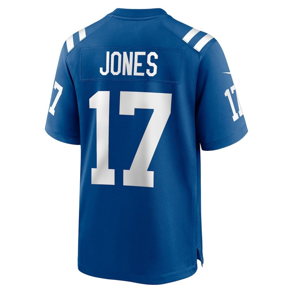 American Football Jersey | IN.Colts #17 Daniel Jones Royal Team Game Football Stitched Jersey - image 1