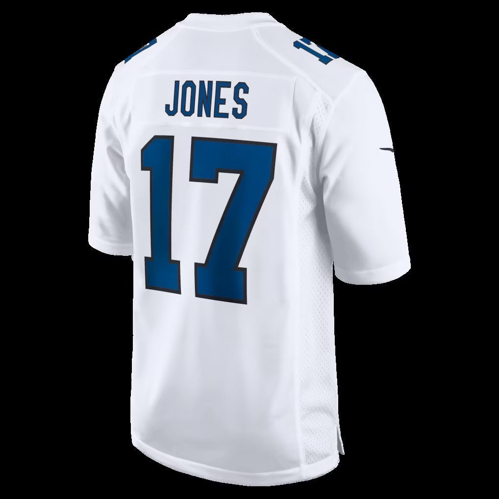 American Football Jersey | IN.Colts #17 Daniel Jones Tundra White Fashion Game Football Stitched Jersey - image 1