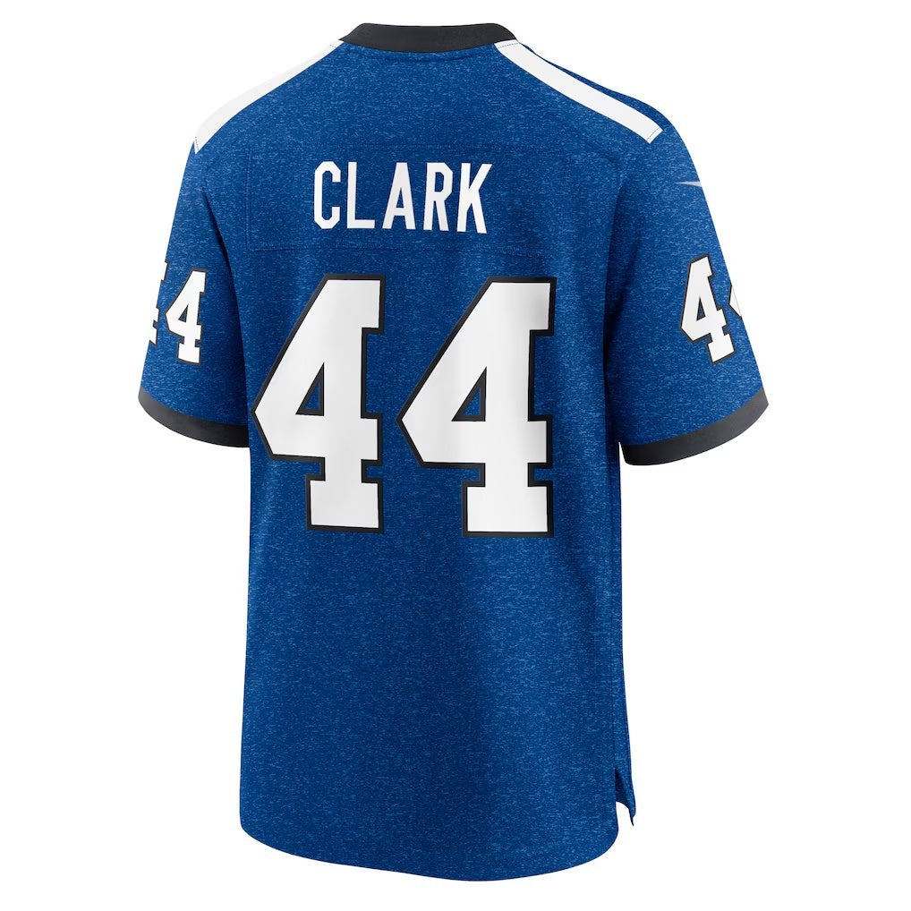 American Football Jersey | IN.Colts #44 Dallas Clark Blue Retired Player Alternate Game Football Stitched Jersey - image 1