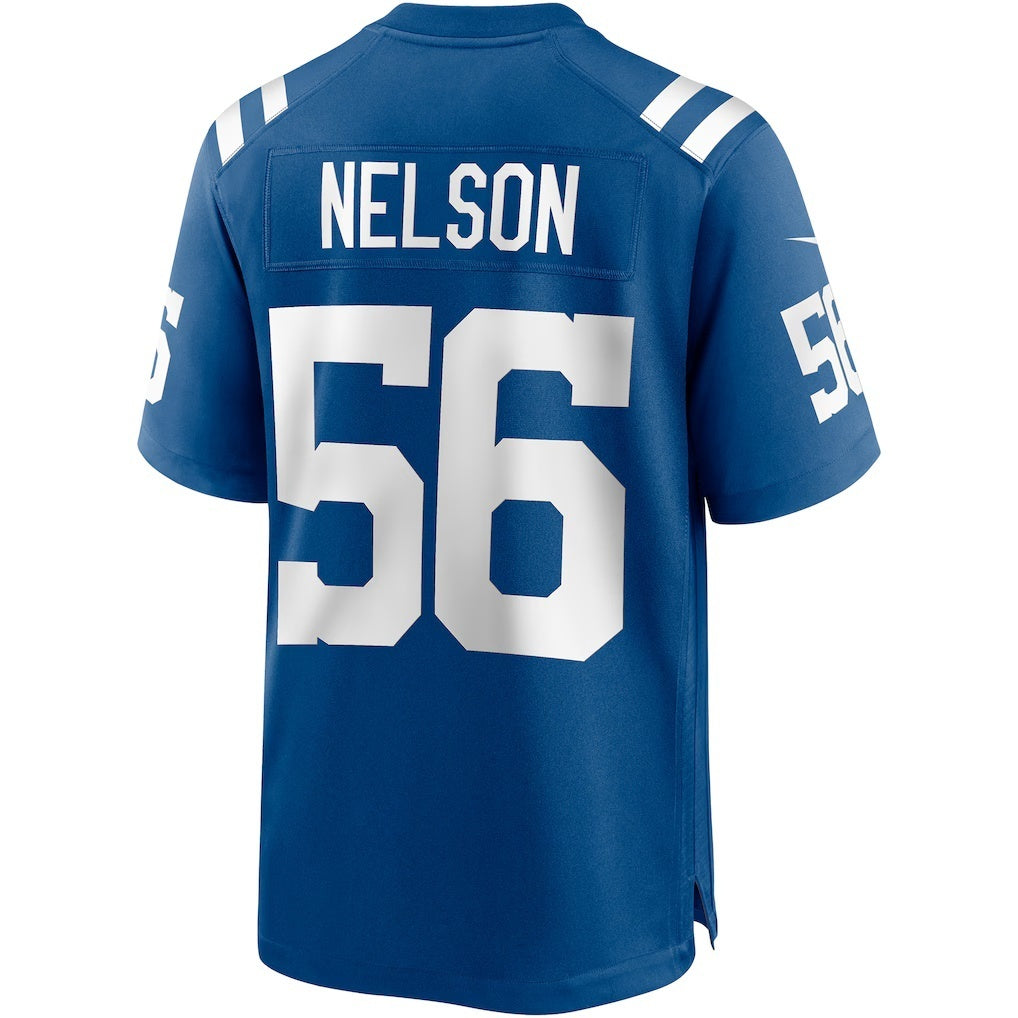 American Football Jersey | IN.Colts #56 Quenton Nelson Royal Game Player Football Stitched Jersey - image 1
