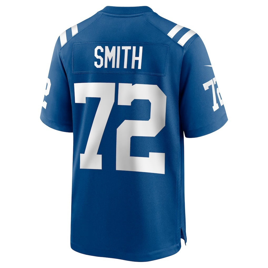 American Football Jersey | IN.Colts #72 Braden Smith Royal Game Football Stitched Jersey - image 1