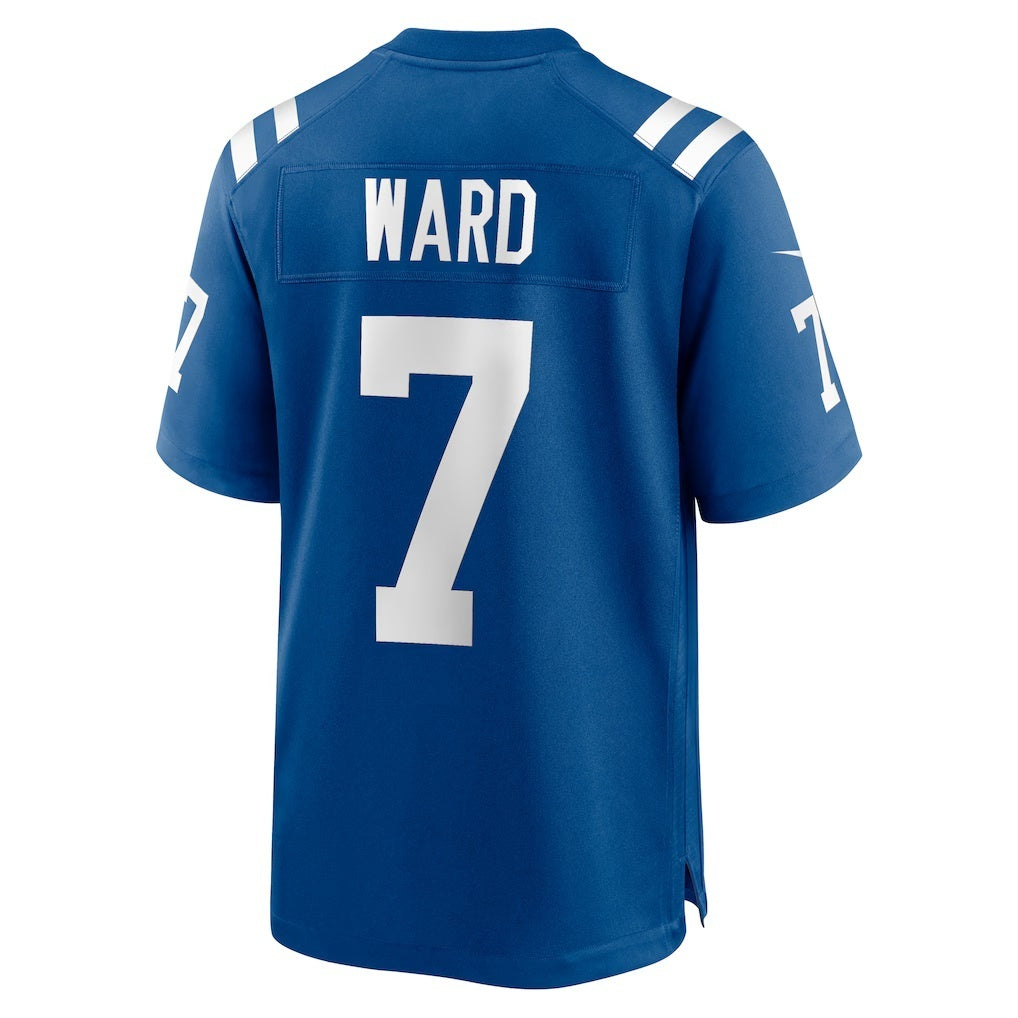 American Football Jersey | IN.Colts #7 Charvarius Ward Royal Team Game Football Stitched Jersey - image 1