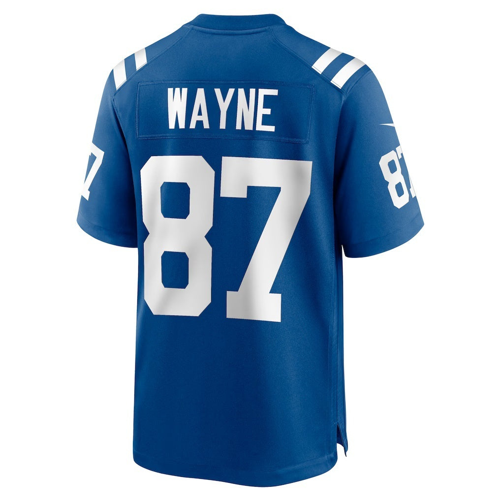 American Football Jersey | IN.Colts #87 Reggie Wayne Royal Retired Player Game Football Stitched Jersey - image 1